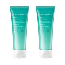 김정문알로에 큐어 수딩젤, 100ml, 2개
