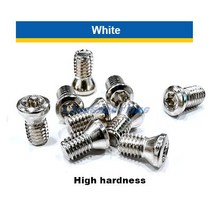 저렴한 나사 50 개 M2.5 * 6/3*8/3*10/3.5*9/3.5*12/4*8/4*10/5*12 Torx CNC 공구 홀더 및 밀링 커터 예, 02 White_07 M3x10 50PCS