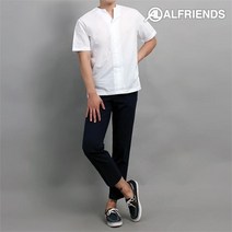 알프렌즈 NM반팔 V넥 무지 셔츠 6color