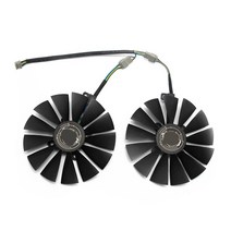 95MM T129215SM 쿨러 팬 ASUS STRIX RX 470 580 570 GTX 1050Ti 게임용 비디오 카드 냉각, 한개옵션0