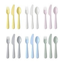 이케아 유아 식기 그릇 접시 컵 포크 숟가락 어린이집 키즈카페 이유식, 접시6개