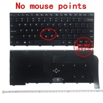 고품질LENOVO T460S T460P T470S T470P ThinkPad 13 S2 2nd 노트북 용 미국/영국/SP/FR 영어 백라이트 키보, 04 No backlight US, 한개옵션1, 한개옵션2