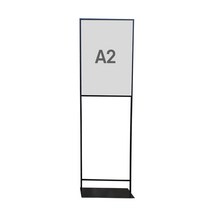 [매대인]삽입식 슬림형 모던 입간판 블랙 A2 HS-451