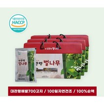 대관령 벌나무즙 해발700고지 자연건조100일 100%순액 엑기스 진액 3박스