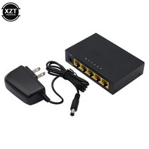 스위칭허브 네트워크 스위치 미니 5 포트 100Mbps 네트워크 스위치 기가비트 고속 RJ45 이더넷 LAN 허브 어, 02 US