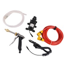 shangren 12V 70W 160 PSI 고압 자동차 전기 세탁기 호스 세척 펌프 키트, 설명, 설명, 플라스틱