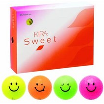일본직발송 9. キャスコ(Kasco) 캐스코(Kasco) 골프공 KIRA SWEET 캐릭터 1다스(12개입) B00H7P868Y, One Size_4색들이, One Size_4색들이, 4색들이