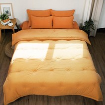 황토 고밀도 차렵이불(싱글) 황토염색이불