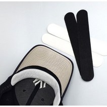 모자 안쪽 오염방지 20개 머리 땀패치 땀자국 제거 찌든땀 자국 에붙이는테이프 흡수 패드, 블랙10개입x2개