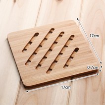 나무 우드 원목 사각 냄비받침대 원목냄비받침대