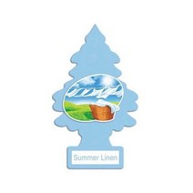 리틀트리 방향제 (섬머린넨) 차량용 종이방향제, 4세트, 10개입