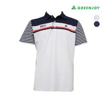 그린조이 남성 멀티 스트라이프 PK 티셔츠