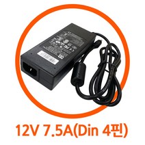 시놀로지 나스 DS 415 pla yCWT 어댑터 12V7.5A(Din 4핀)/2AAL090F/전기통신용-6등급 아답터 IEC 62368-1대응 아답터