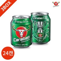카라바오 에너지 드링크 250ml x 24캔 3박스 묶음, 단품