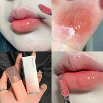 립스틱립글로스 Cappuvini New Water Gloss Mirror Lip Glaze Nude Makeup Lasts Long-lasting Non-fading Non-sti, [01] 1