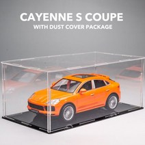 자동차모형 포르쉐 카이엔 1:24 미니카 미니어쳐 프라모델 피규어 다이캐스트 합금 키덜트, 1/24, 카이엔 S 쿠페(조립식 투명커버포함)