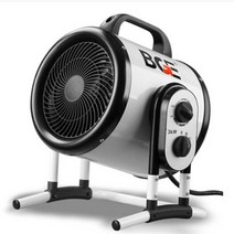 공업용 이동식 대형 열풍기 난방기 공장용 바퀴형, 1403-03T-19PTC 화이트