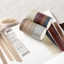 DSM 감성디자인11 마스킹테이프 10개입, 1세트, 어텀