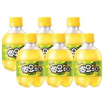 뿌요소다 오렌지 파인애플 소다향 245ml 6개 12개 24개 페트 캠핑 자취 탄산 음료, 뿌요소다 파인애플 245ml 6개