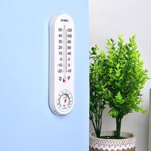 벽걸이 아날로그 온습도계, 1개