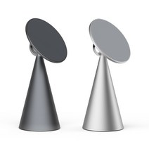 위즈플랫 WIZ-X1 아이폰 맥세이프 충전 마그네틱 거치대, 그레이, 1개