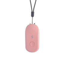 목걸이형 공기청정기 음이온 살균 황사 꽃가루 먼지, G.M3핑크