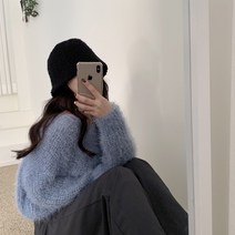 에이치스 와이어챙 뽀글이 버킷햇