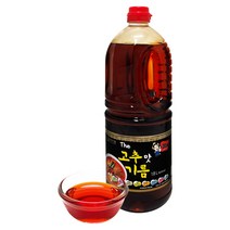 수입 매운 고추씨 기름 고추향미유 1.8L, CJS001_고추기름1.8L