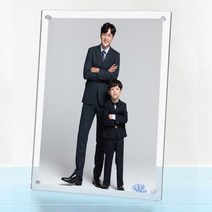 투명 A4 아크릴 세 방향 가로 세로 벽걸이 상장 액자 포토 프레임, 단품
