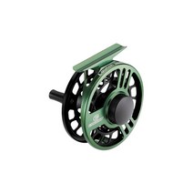 치키 피싱 런치 플라이 릴 295728, Green/Black