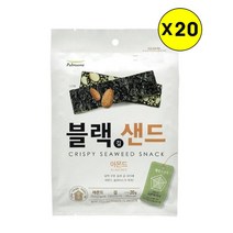 (상온)[풀무원]블랙김샌드아몬드20gx20 한박스