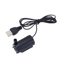 배수펌프 수영장 풀장 물 빼기 순환모터 필터 양수기 Usb 마이크로 잠수정 펌프 미니 워터 펌프 물고기 탱크 수족관 분수 dc 5v 2-3lmin 수륙 양용 dc 모터 펌프, 검은색