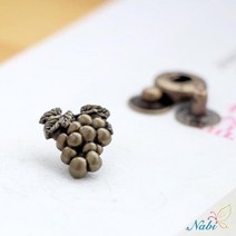 가죽 핸드프레스 각인기 가죽공예 도장 다이어리 Smta 팩 금속 프레스 스터드 바느질 버튼 스냅 패스너 가, 18 y063_01 2pcs