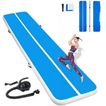 태권도 에어매트 줄넘기 구르기 낙법 체조에어매트, 2x3미터(펌프 포함)