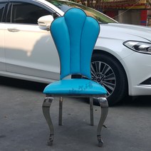 북유럽 고급 편한식탁의자 예식장 엔틱 골드 파티 실버, 스테인리스강동성거래