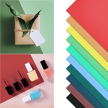 사진 촬영 배경지 종이 양면 무지컬러, (10.딥 씨 그린&다크 레드)