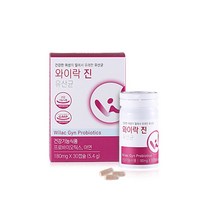 와이락진 질유래유산균 아연질유산균 mg989 신바이오틱스 아연 유산균 프로바이오틱스 프리바이오틱스 장내유익균 락토바실러스 람노서스 가세리 퍼멘텀 카라기난 캡슐, 30캡슐(1통)