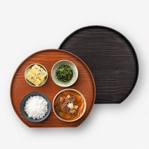 대령 원목 반달쟁반 / 우드트레이 / 원목쟁반, 단품