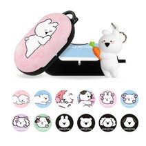[바보사랑] 오버액션 쿠잉 키링 갤럭시버즈 버즈플러스케이스, 버즈디자인:DB/러브래빗