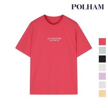 [폴햄] 여성 면 그래픽 반팔 티셔츠 A_PHB2TR2030