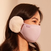 귀편한 귀마개 면 마스크 겨울 귀보온 골프 운동용 털 귀도리 새부리형 귀아픔 길이조절