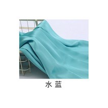 새틴 실크 롱 스커트 쉬폰 원단 재봉 미터로 드레스 안감 플레인 블랙 화이트 블루