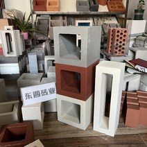 워터 중공 벽돌 장식 다공성 구멍 콘크리트 블록 그물 빨간색 투과 시멘트 동쪽 네 산업, 245x120x100mm