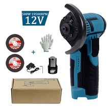 전동 전기 절삭기 브러시리스 앵글 그라인더 12V 19500RPM 전기 연마 휴대용 머신 무선 커팅 리튬 배터, 02 EU