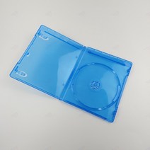 연질 블루레이 CD 케이스 씨디 보관함 반투명 DVD 앨범 보관 보호 케이스 1P 블루싱글