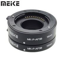 렌즈 어댑터 링 호환 meike mk p af3b 파나소닉 올림푸스 m43 m43 mft 마운트 미러리스 카메라용 자동 초점 매크로 확장 튜브 키트