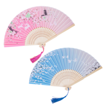 데이즈인 휴대용 접이식 손부채 2개 묶음, 세트1, 1개