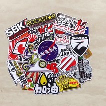 야구헬멧스티커 40 개/대 자동차 스티커 오토바이 데칼 사이드 바디 장식 흠집 헬멧 트렁크 방수, 01 01, 01 01