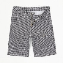 남자 체크무늬 반바지 비치웨어 팬츠 휴양지 바캉스