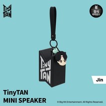 BTS 굿즈 TinyTAN 타이니탄 미니 블루투스 스피커 7멤버 휴대용 키링 포함, JIN